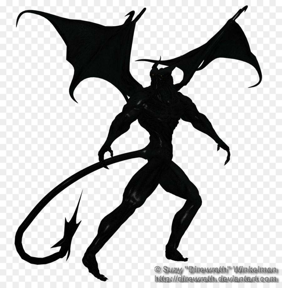 Demon Silhouette Clip art - demon tail png download - 885*903 - Free Transparent Demon png Download.