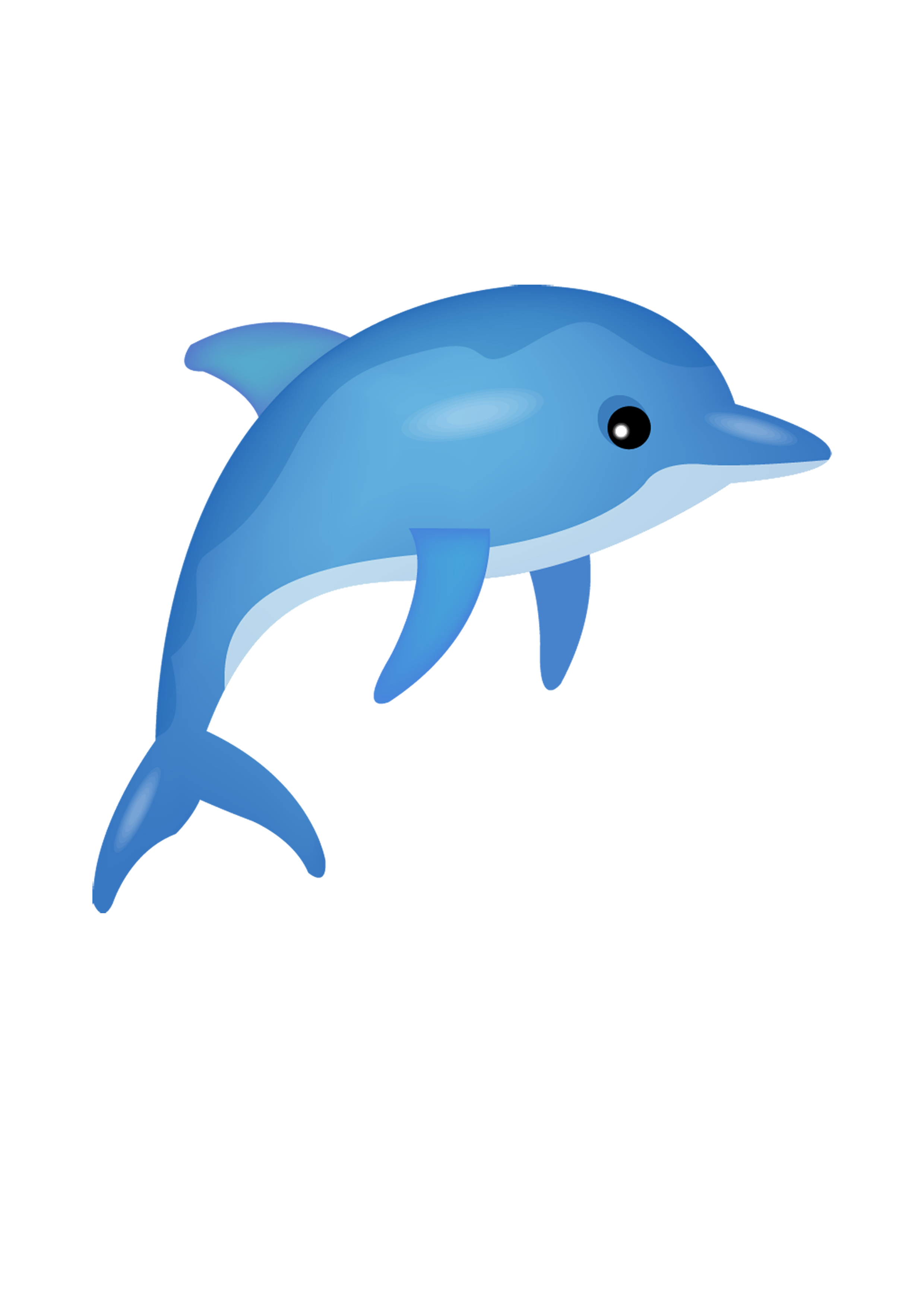 Dolphin Cartoon Poster - Cartoon dolphin png download - 2480*3508 - Free  Transparent Dolphin png Download. - Clip Art Library