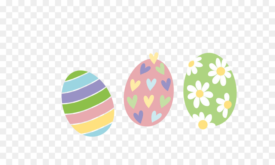 Easter Bunny Easter egg - Vector color Easter eggs three png download - 4859*2862 - Free Transparent Easter Bunny png Download.