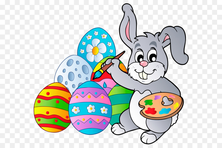 Easter Bunny Easter egg Clip art - Transparent Easter Bunny with Eggs PNG Clipart Picture png download - 1136*1038 - Free Transparent Easter Bunny png Download.