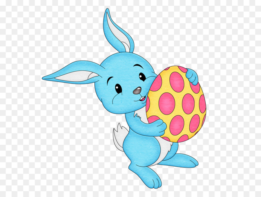 Easter Bunny Easter egg - Easter Blue Bunny with Egg Transparent PNG Clipart png download - 1252*1307 - Free Transparent Easter Bunny png Download.