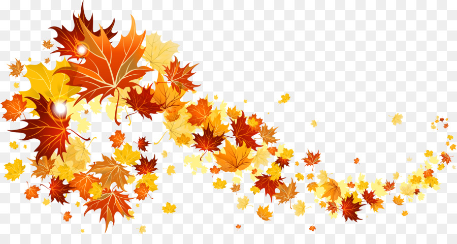 Autumn leaf color Clip art - Falling Leaves Transparent PNG png download - 3742*1915 - Free Transparent Autumn Leaf Color png Download.