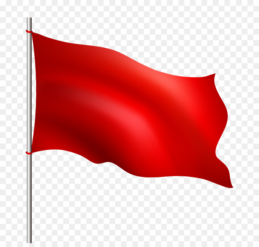 Flag - Fluttering red flag png download - 1906*1794 - Free Transparent Flag png Download.