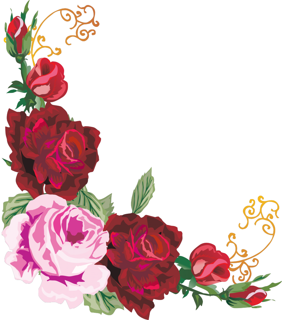 18 Transparent Flowers Border Design Png