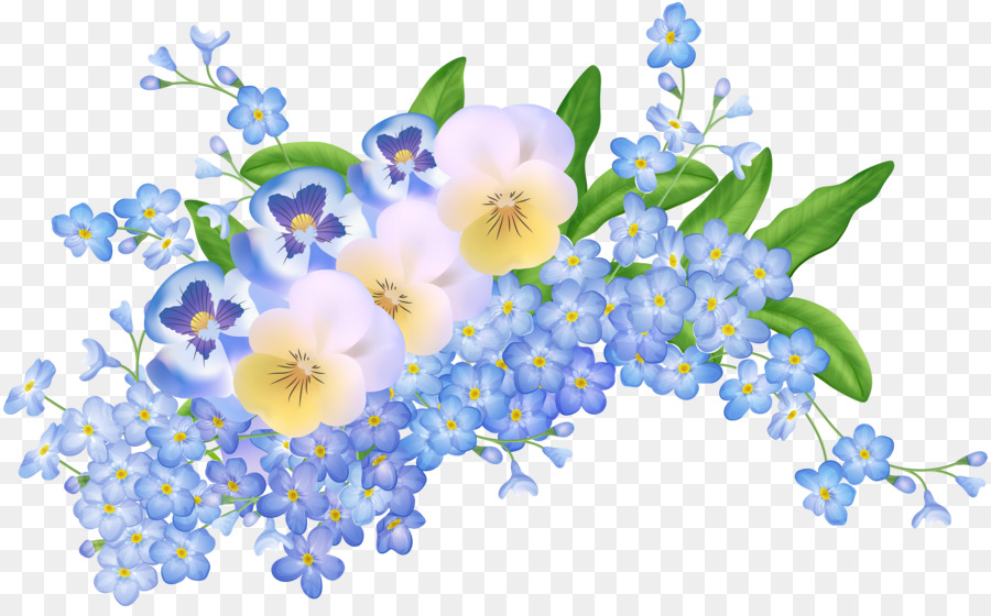 Flower Clip art - flower line png download - 5361*1722 - Free