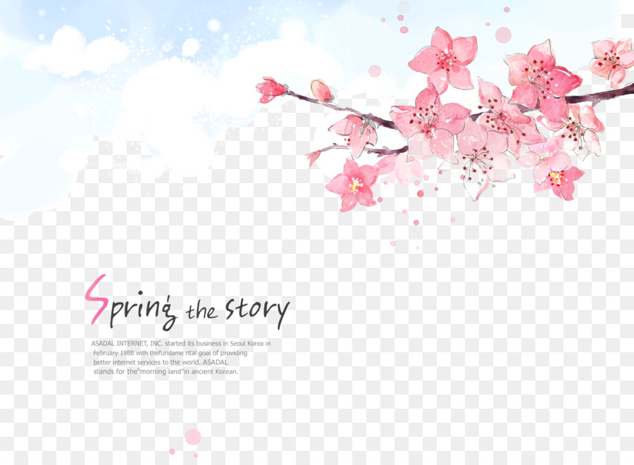 Flower Cherry blossom - Floral background png download - 4000*2887 - Free Transparent Flower png Download.