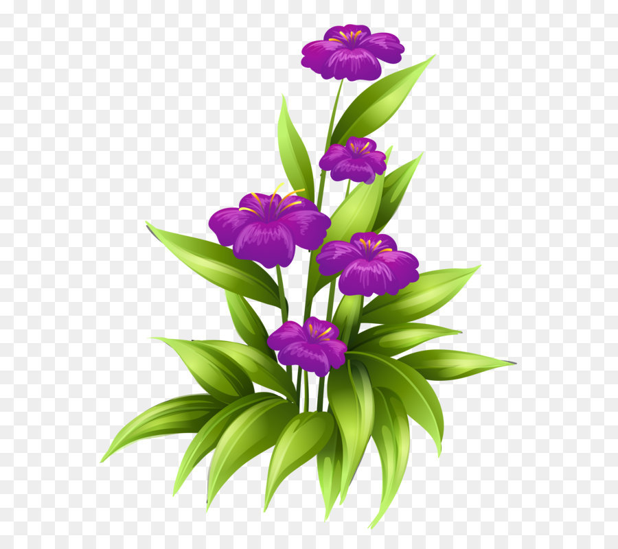 Transparent Background Flowers Illustration Png - Illustration of Many