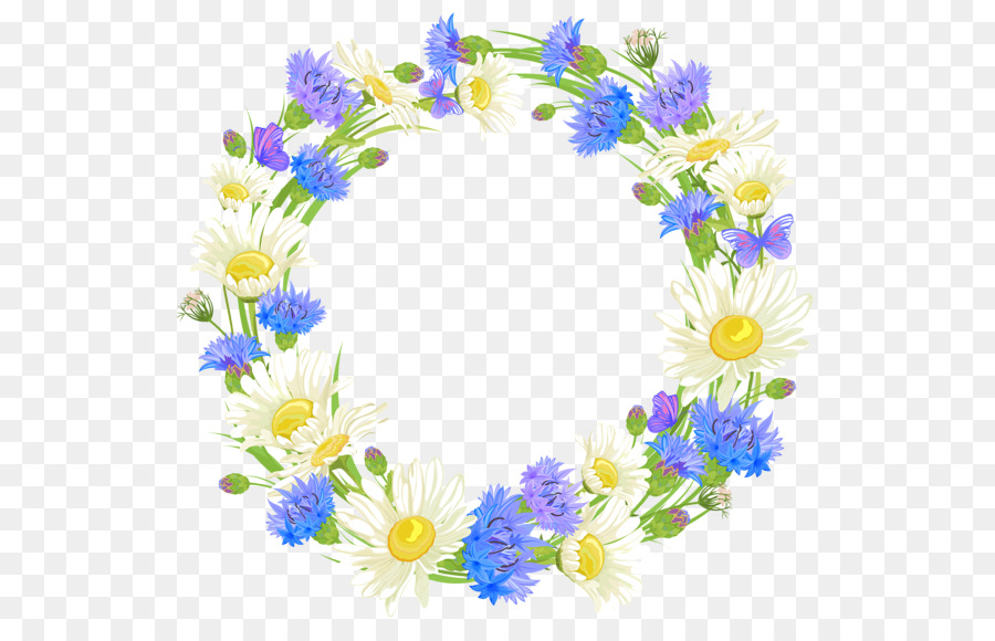 Flower Wreath Garland Clip art - wreath wedding png download - 600*570 - Free Transparent Flower png Download.