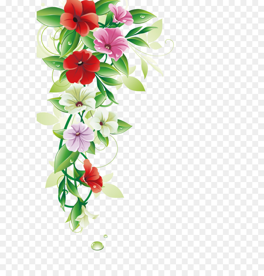 Flower Clip art - Flower Border png download - 1166*1654 - Free Transparent Flower png Download.