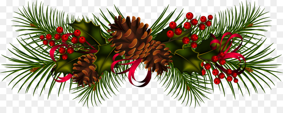 Garland Christmas Wreath Clip art - garland png download - 1600*615 - Free Transparent Garland png Download.