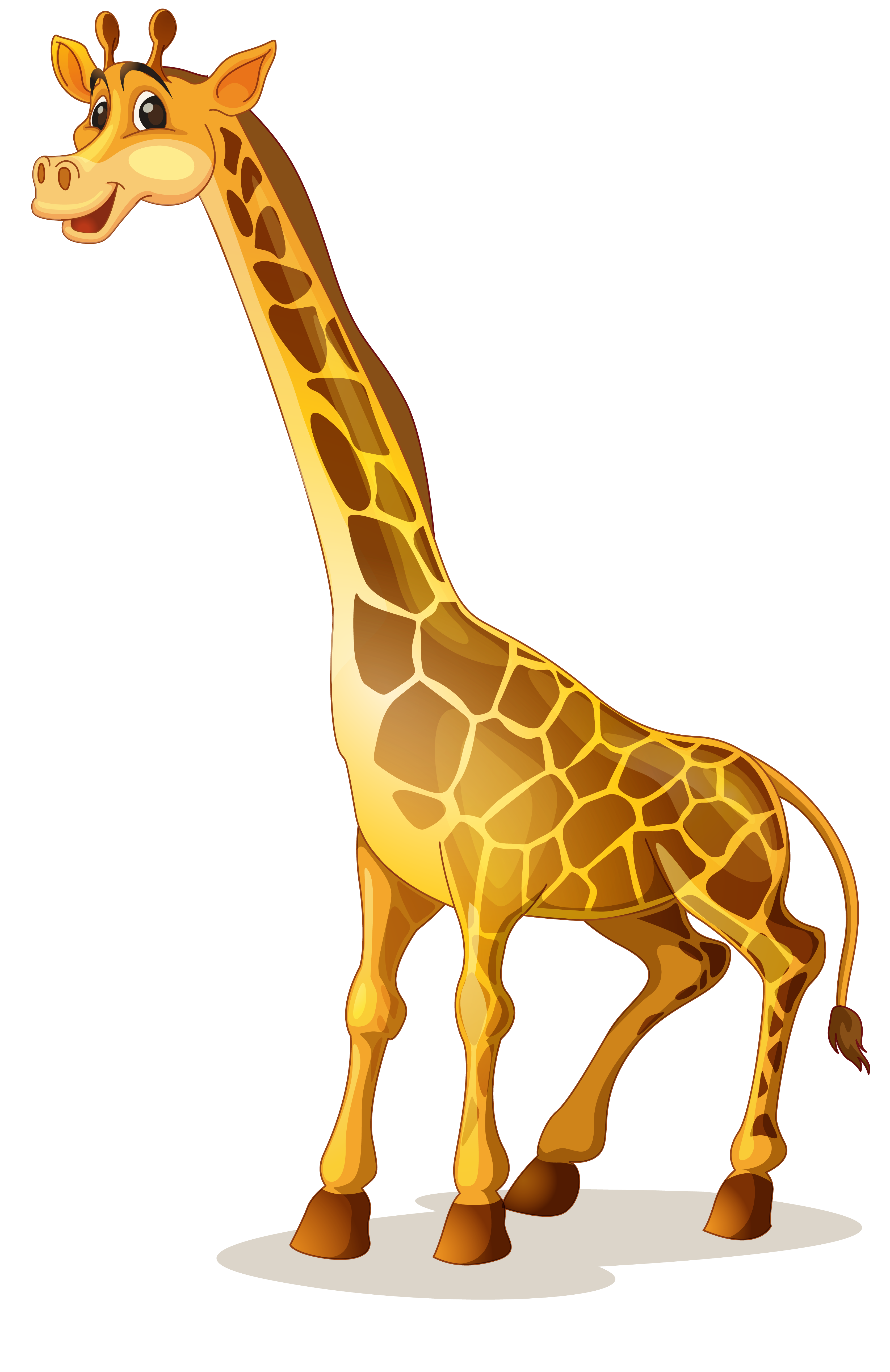 Giraffe Cartoon Clipart Antelope Horse Giraffe Transparent Clip Art