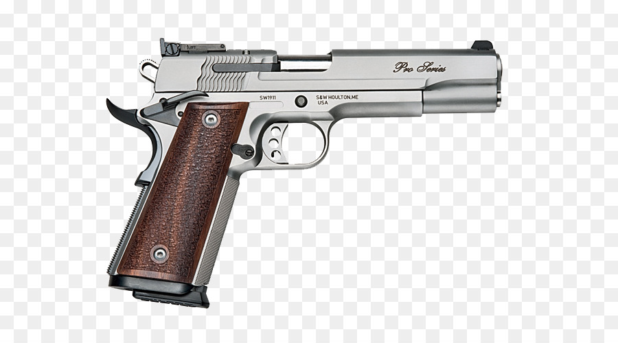 Smith & Wesson SW1911 Pistol .45 ACP 9xd719mm Parabellum - Handgun Transparent Background png download - 661*496 - Free Transparent Smith  Wesson Sw1911 png Download.