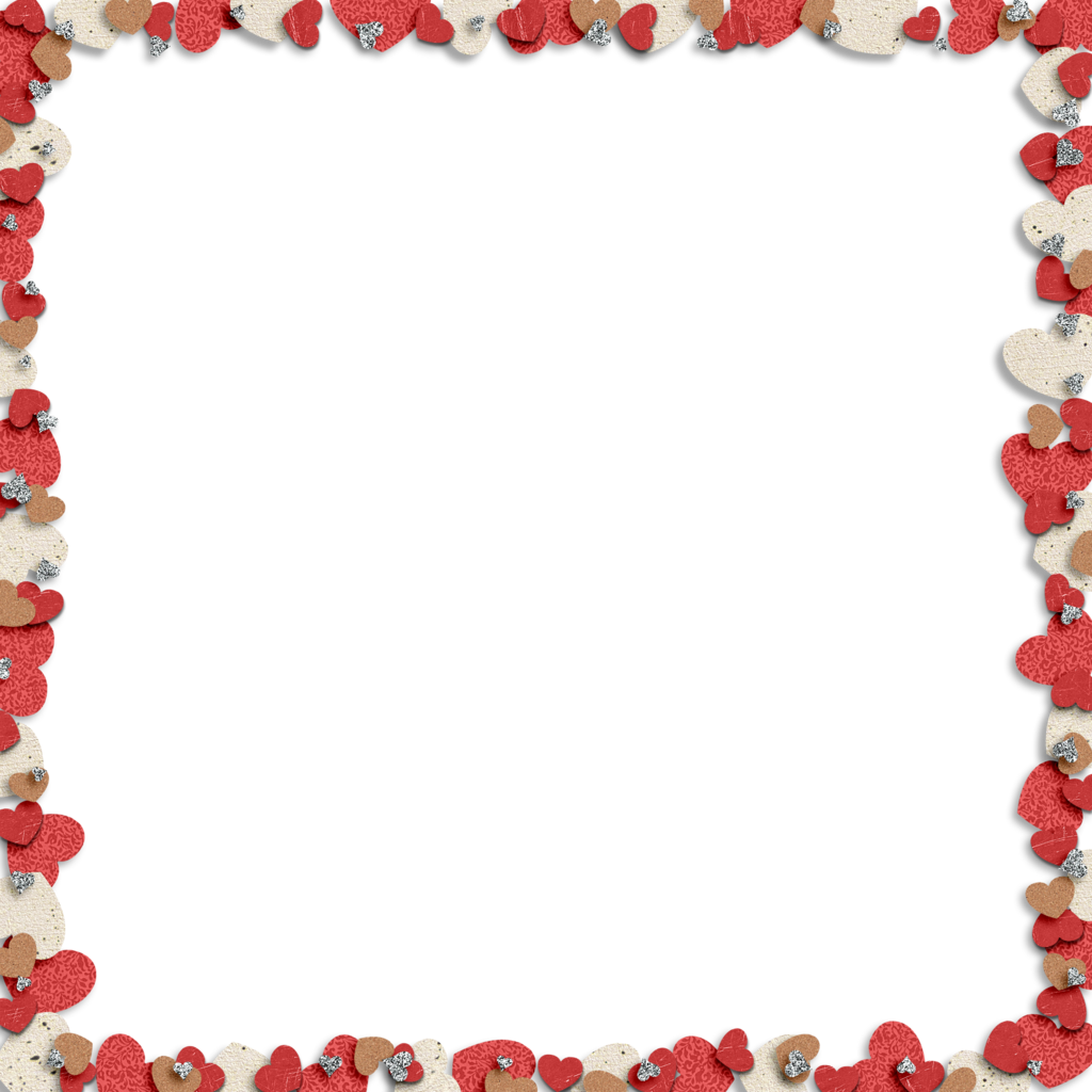 Right Border Of Heart Clip Art Heart Borders Png Download 10241024