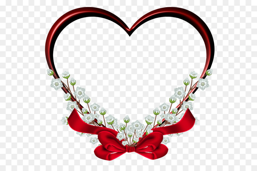 Heart Picture frame Clip art - Transparent Red Heart Frame Decor PNG Clipart png download - 2340*2140 - Free Transparent Picture Frames png Download.