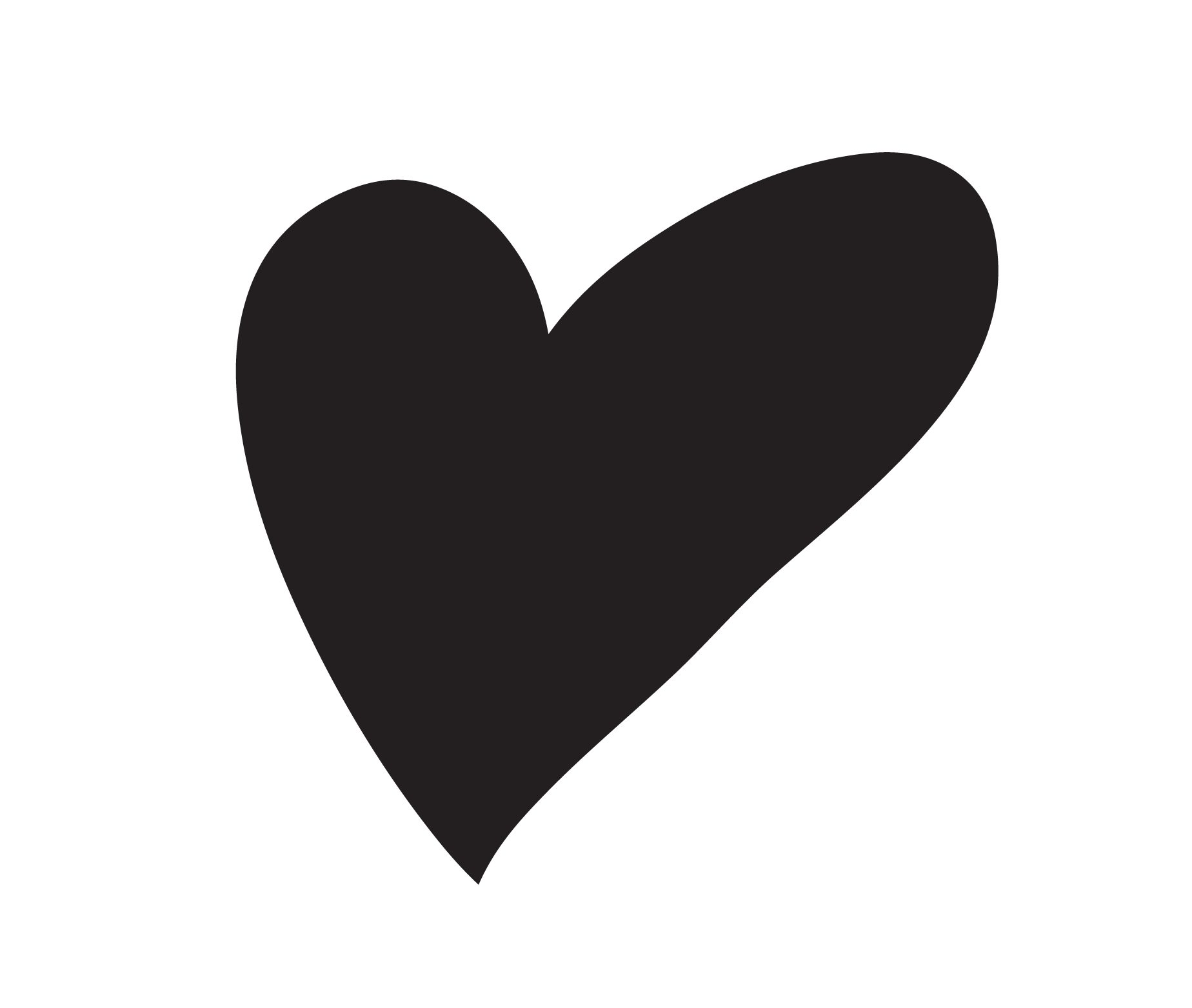 Heart Drawing - Hand drawn heart-shaped vector png download - 1848*1563