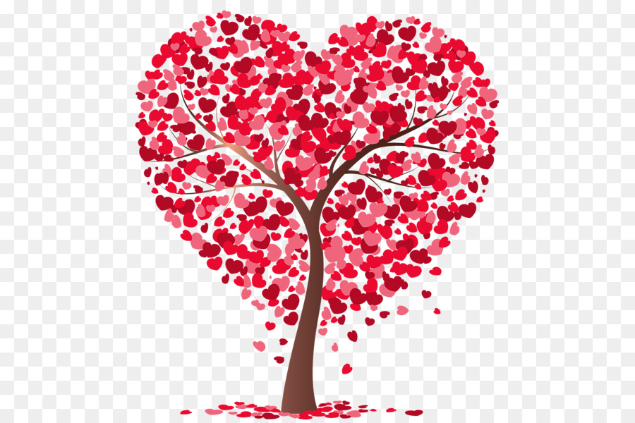 Heart Tree Clip art - Tree of Love png download - 533*600 - Free Transparent  png Download.