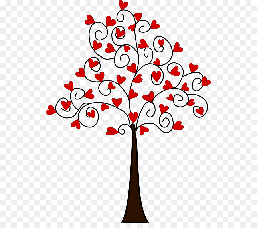 Heart Tree Clip art - heart tree png download - 578*784 - Free Transparent Heart png Download.