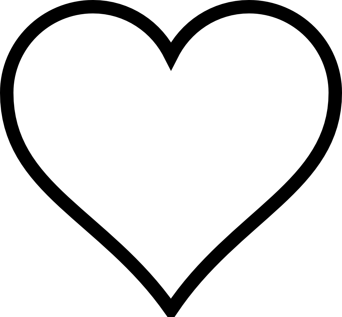 Heart Valentines Day Black and white Clip art - Heart Vector Image png