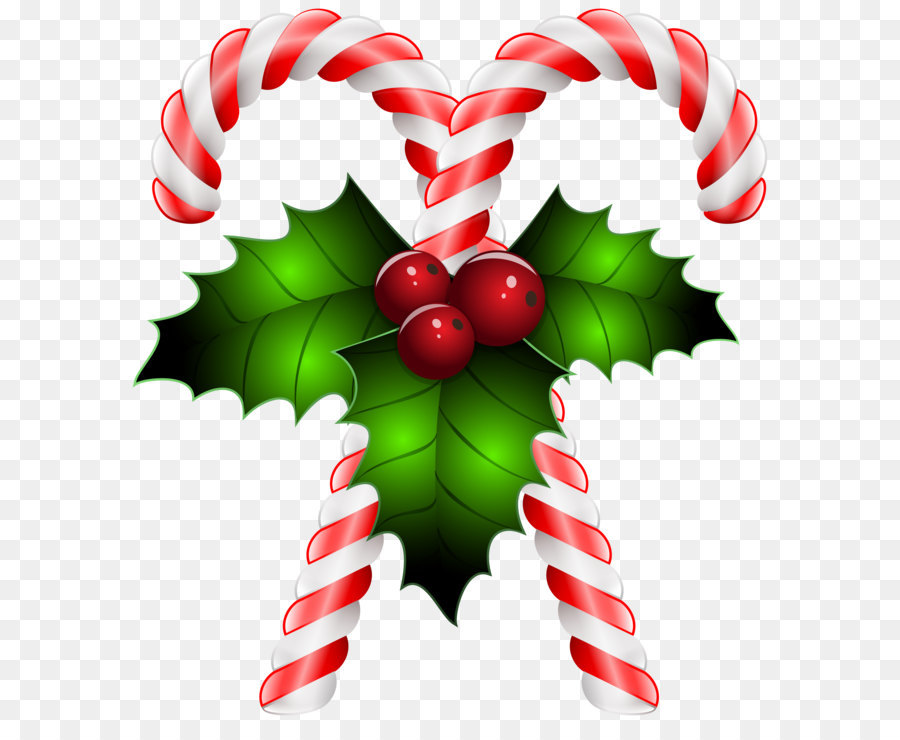 Candy cane Candy Crush Soda Saga Clip art - Candy Canes with Holly Transparent PNG Clip Art Image png download - 5491*6112 - Free Transparent Candy Cane png Download.