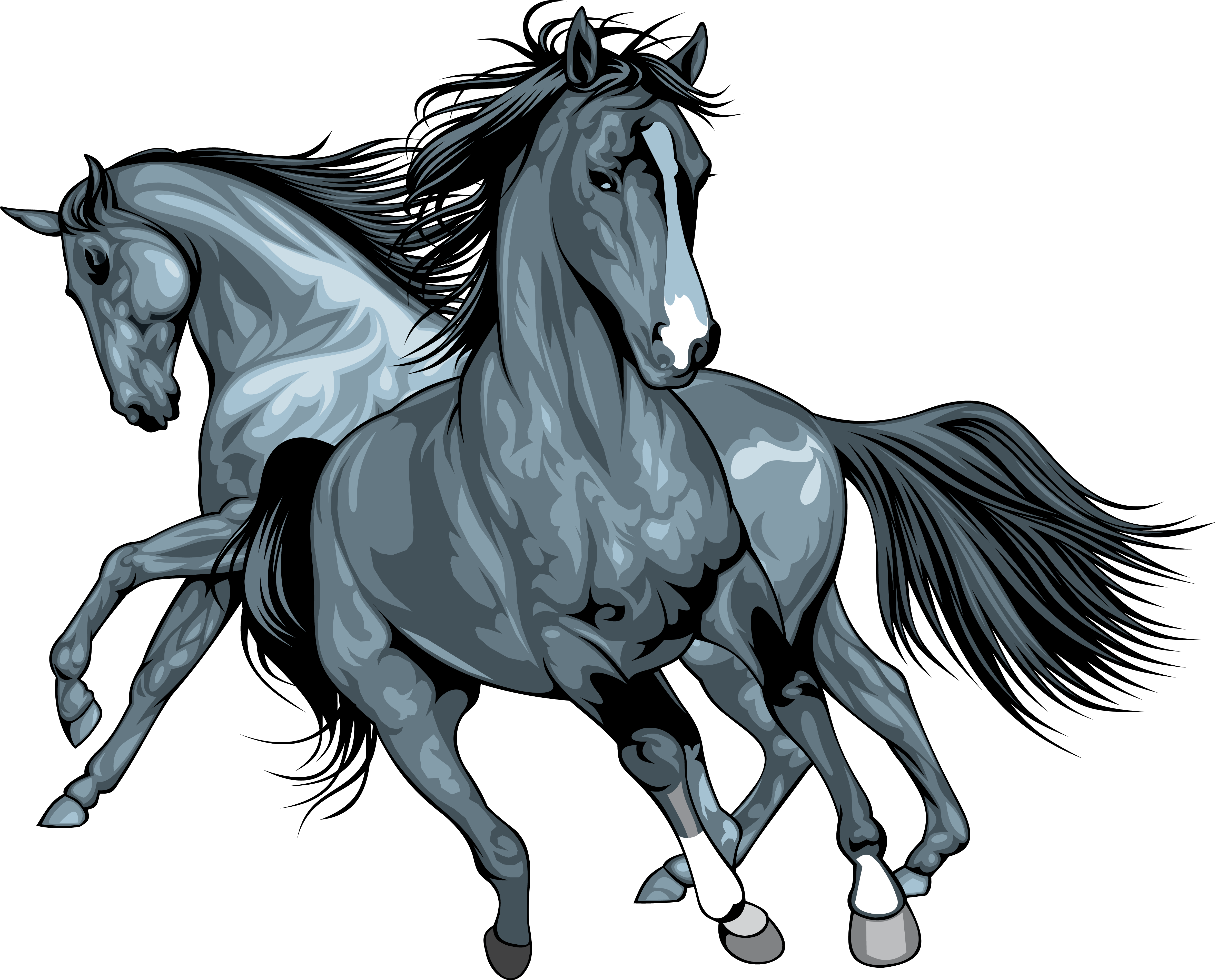 Wild horse Clip art - horse png download - 4741*3822 - Free Transparent
