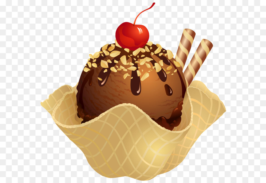 Ice cream cone Waffle Chocolate ice cream - Transparent Chocolate Ice Cream Waffle Basket PNG Picture png download - 3614*3446 - Free Transparent Ice Cream png Download.