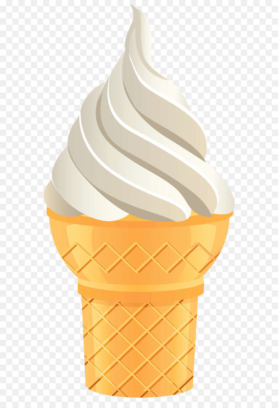 Ice cream cone Flavor Cup - Vanilla Ice Cream Cone PNG Transparent Clip Art Image png download - 3998*8000 - Free Transparent Ice Cream png Download.