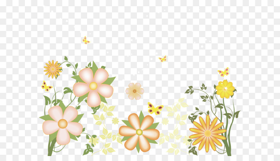 Clip art - Yellow Flowers Free Transparent Clipart png download - 900*698 - Free Transparent Royaltyfree png Download.