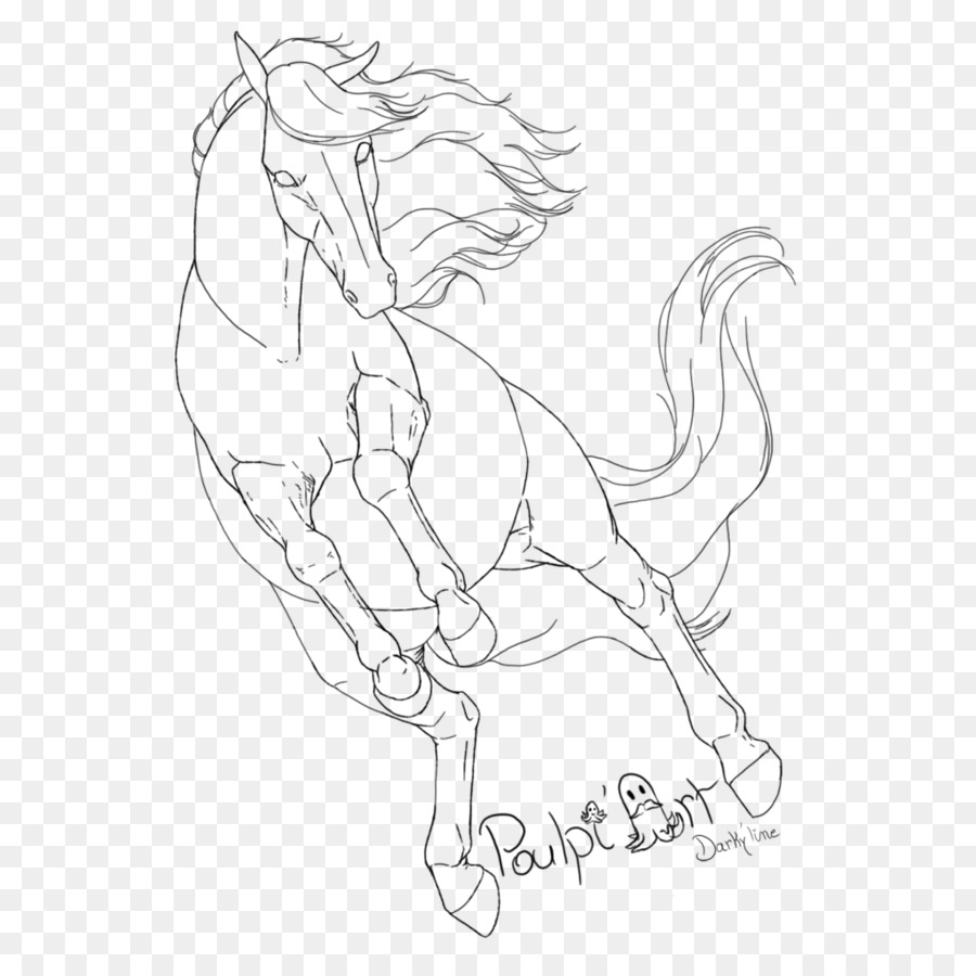 Mustang Art Figure drawing Sketch - Lineart png download - 1024*1024 - Free Transparent Mustang png Download.