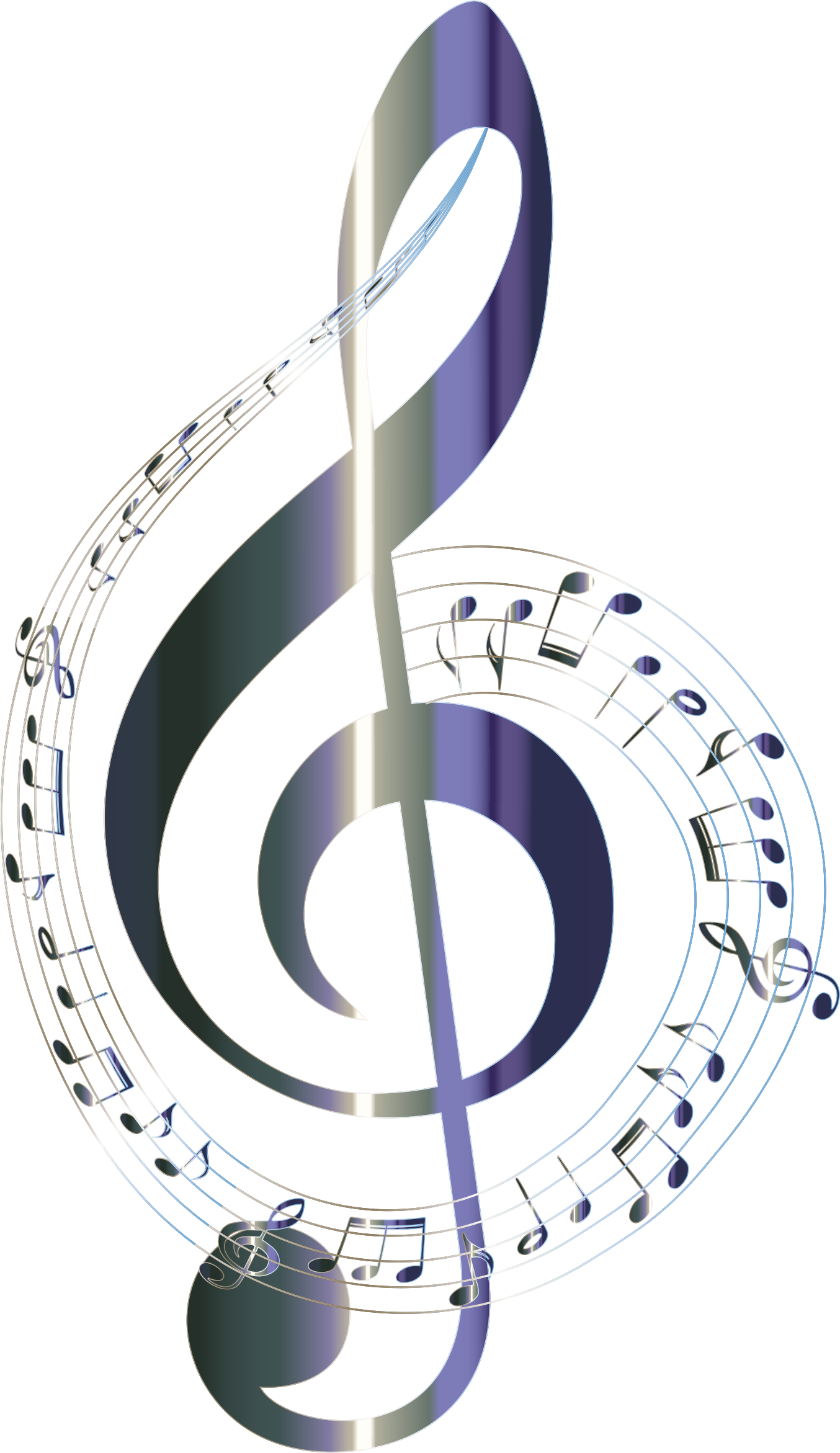 Musical note Clef Clip art - musical png download - 1354*2342 - Free