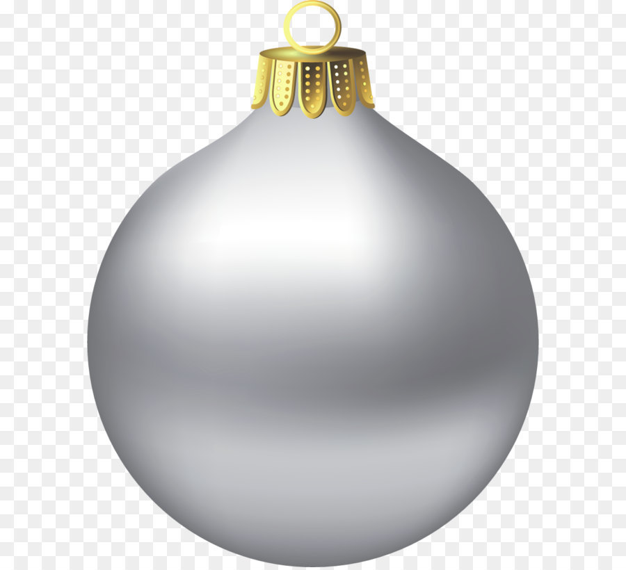 Christmas ornament Christmas decoration Clip art - Transparent Christmas Silver Ornament Clipart png download - 910*1143 - Free Transparent Christmas Ornament png Download.