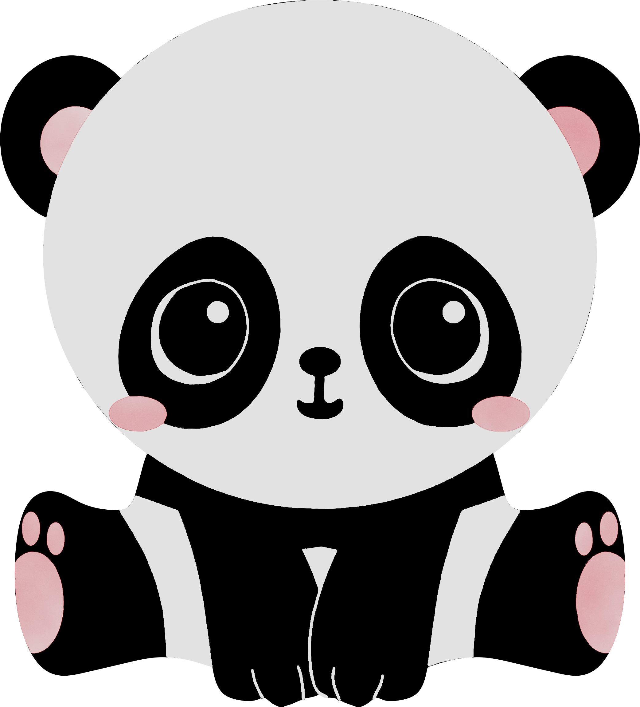 Giant panda Cuteness Bear Clip art Cartoon - png download - 2084*2300