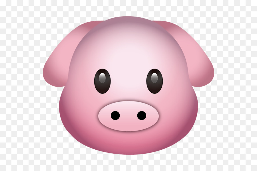 Pig Emoji Emoticon Sticker - pig png download - 600*600 - Free Transparent Pig png Download.