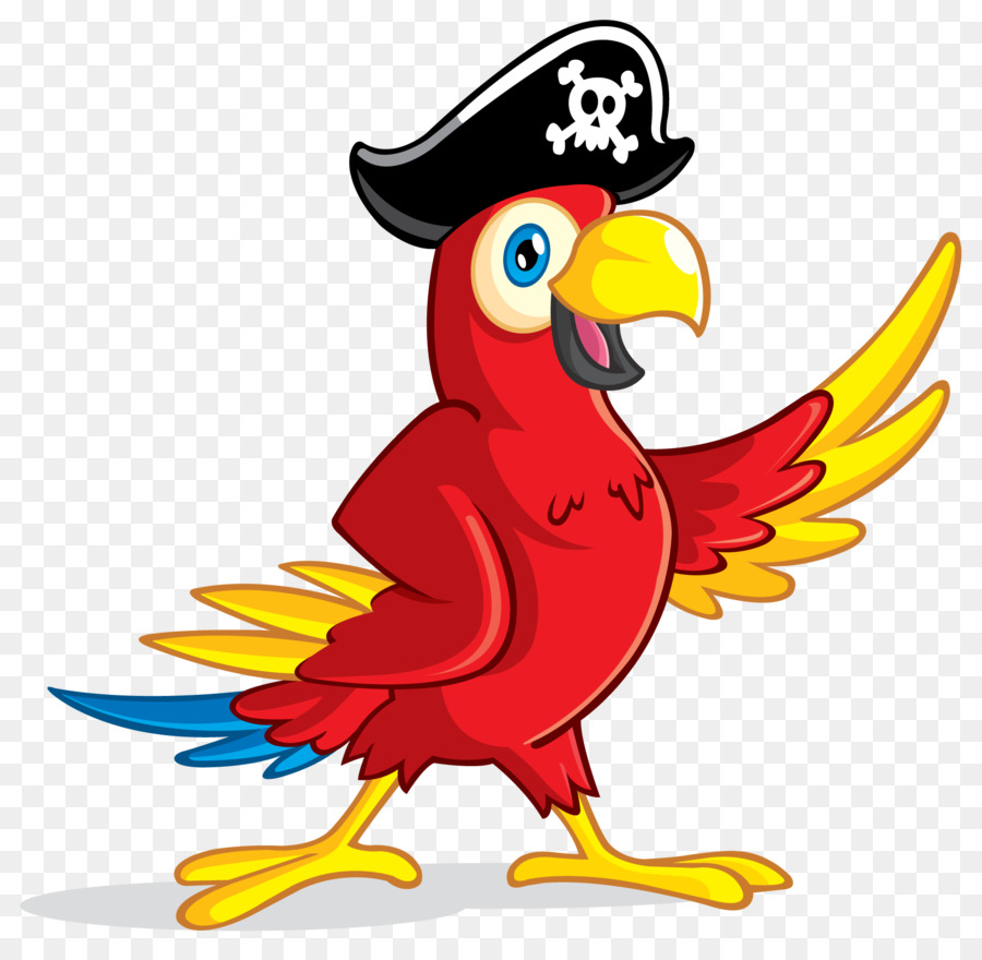 Pirate Parrot Clip art - Pirate Parrot PNG Transparent Image png download - 1792*1736 - Free Transparent Parrot png Download.