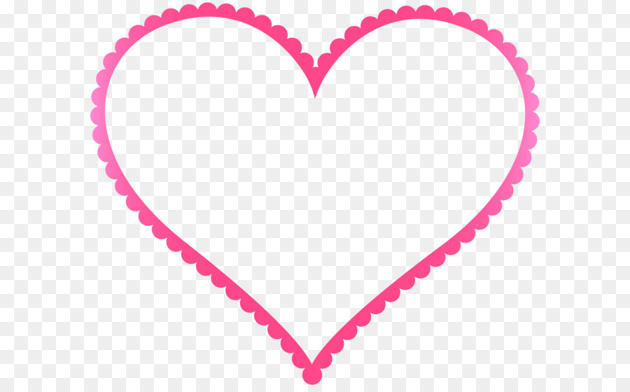 Picture frame Heart Scalable Vector Graphics - Pink Heart Border Frame Transparent PNG Clip Art png download - 8000*6810 - Free Transparent  png Download.