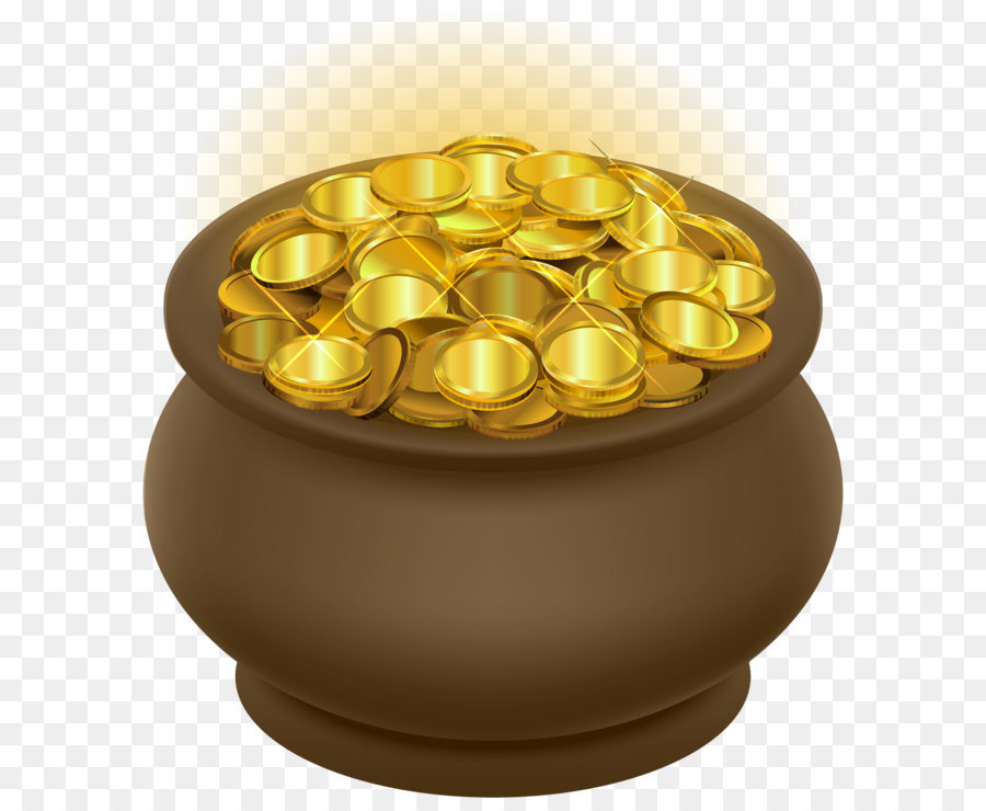Gold coin Stock photography Illustration - Pot of Gold Transparent Clip Art Image png download - 7081*8000 - Free Transparent Gold png Download.