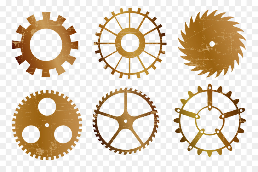 Clip art Portable Network Graphics Steampunk Gear Vector graphics - gold gears png download - 1779*1158 - Free Transparent Steampunk png Download.