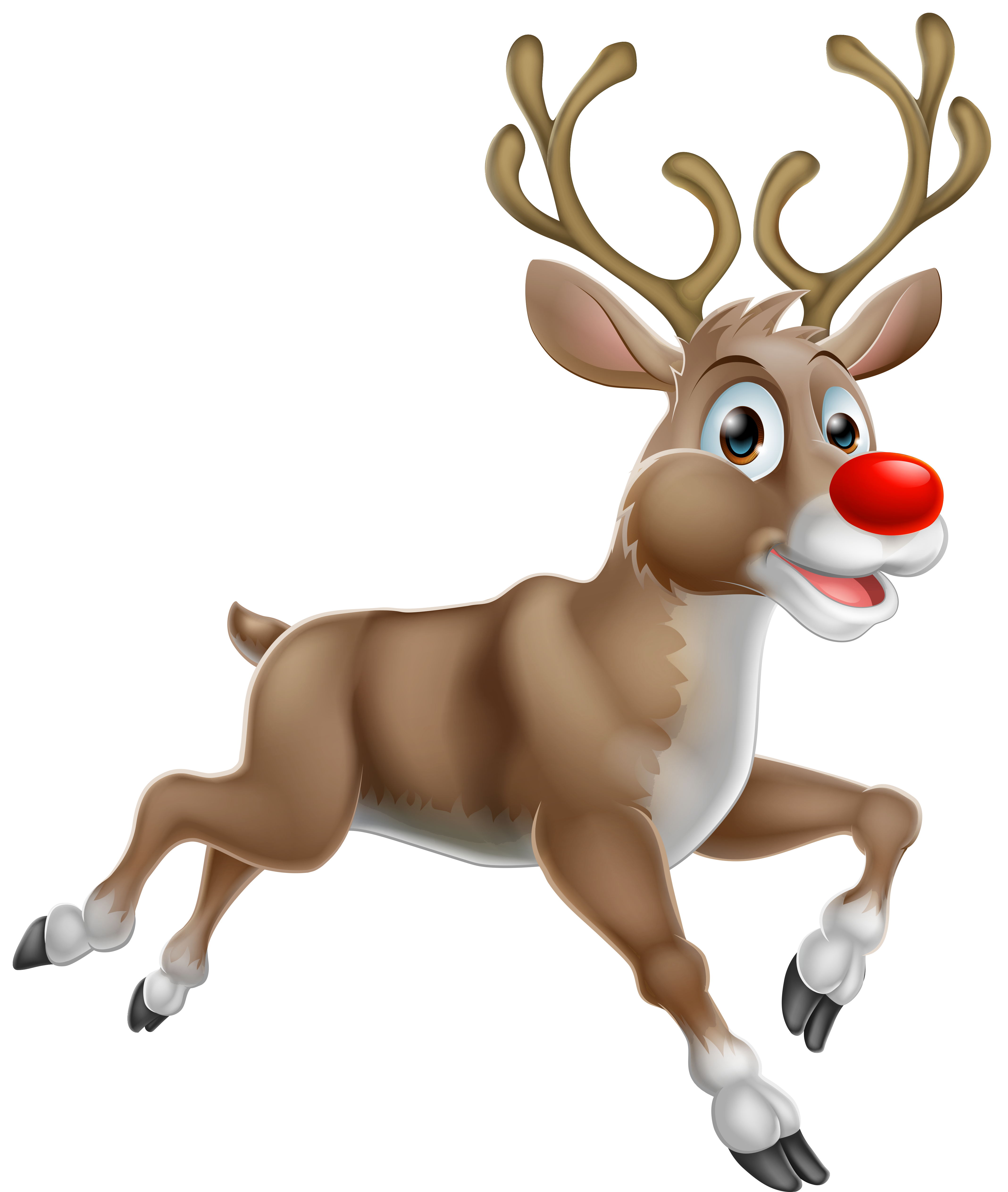 Reindeer Santa Claus Clip Art Christmas Day Rudolph Png 900x1089px