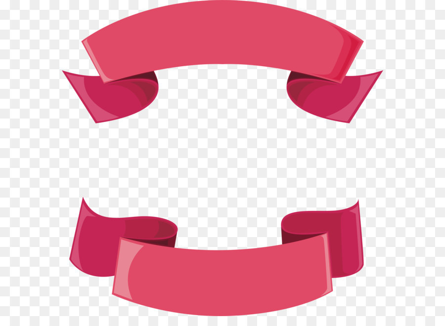 Pink ribbon header box png download - 2487*2450 - Free Transparent Ribbon png Download.