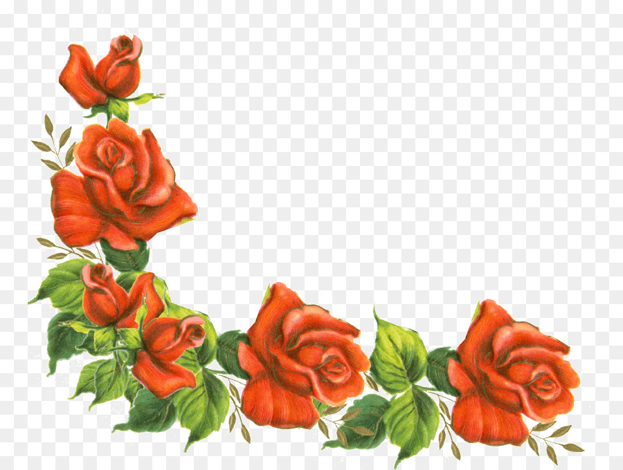 Borders and Frames Rose Flower Clip art - Rose Corner Cliparts png download - 822*679 - Free Transparent BORDERS AND FRAMES png Download.