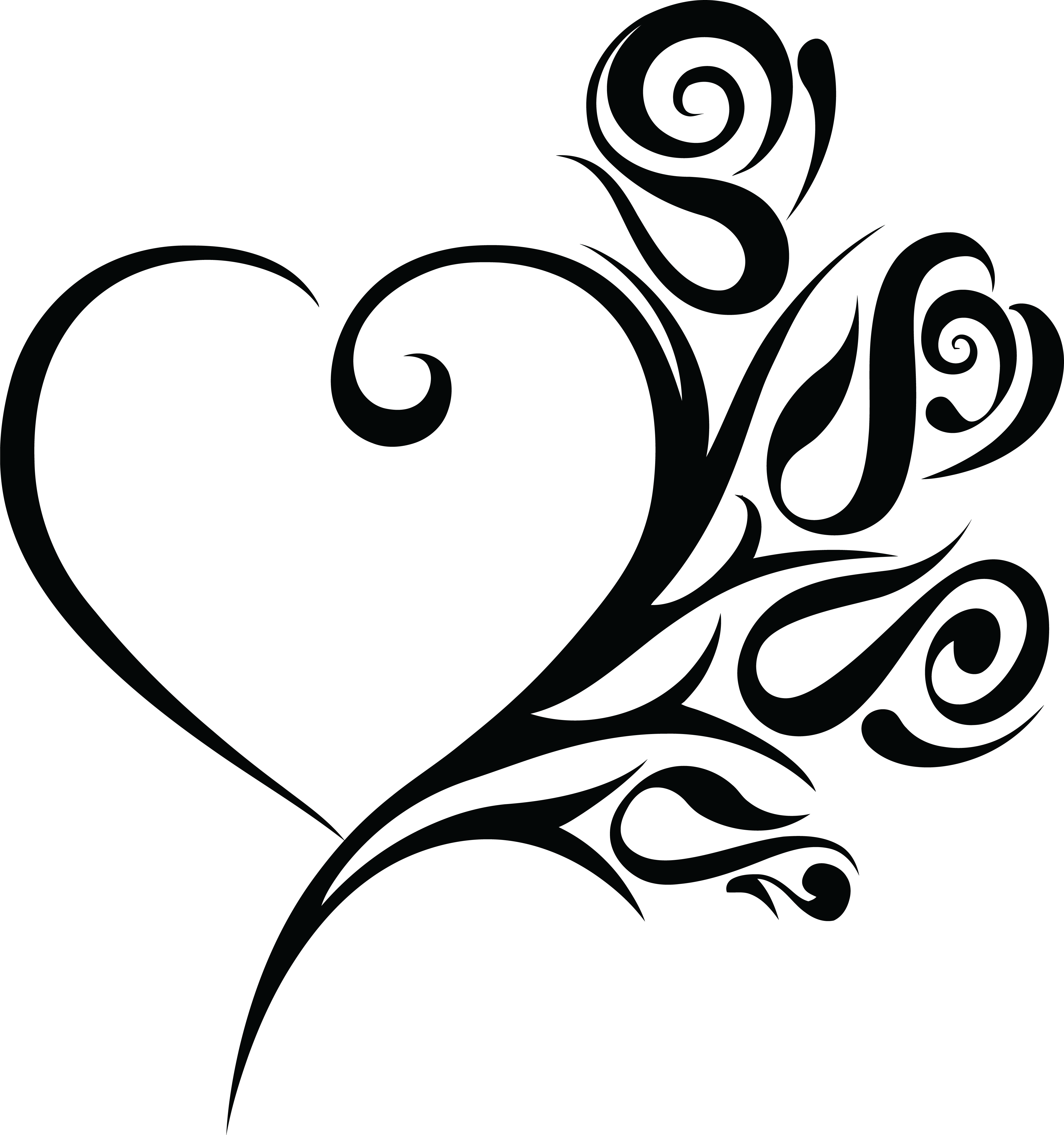 Wedding Heart Clip Art Rose Tattoo Png Download 4000 4266 Free Transparent Png Download Clip Art Library