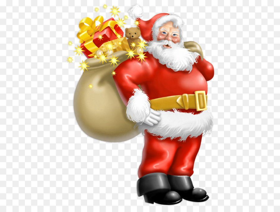 Santa Claus Father Christmas Clip art - Transparent Santa Claus with Gifts PNG Clipart png download - 500*667 - Free Transparent Santa Claus png Download.