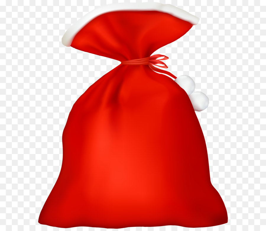 Santa Claus Bag Clip art - Red Santa Bag Transparent PNG Clip Art png download - 6701*8000 - Free Transparent Santa Claus png Download.