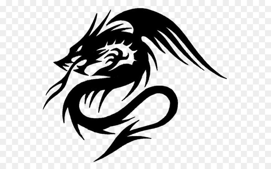 Dragon Tattoo Drawing Clip art - Dragon Tattoos Png png download - 844*724 - Free Transparent Dragon png Download.