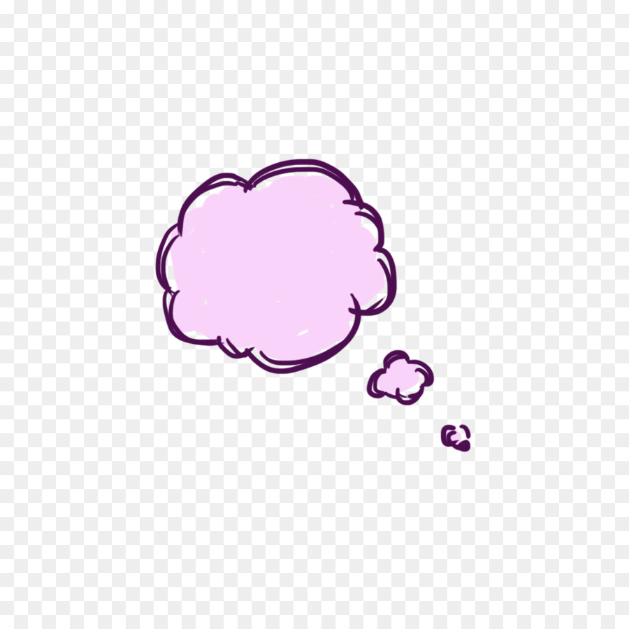 Bubble Thought Drawing Computer file - Purple thinking bubbles png download - 1000*1000 - Free Transparent Bubble png Download.