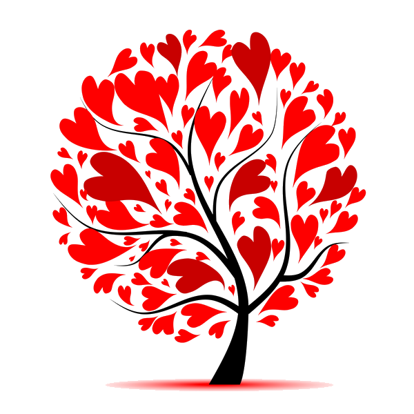 Tree Heart - tree png download - 600*600 - Free Transparent Tree png