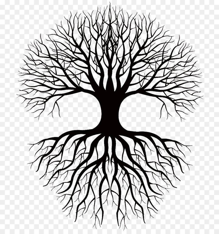 Coloring book Drawing Root Tree Clip art - tree silhouette png download - 949*1000 - Free Transparent Coloring Book png Download.