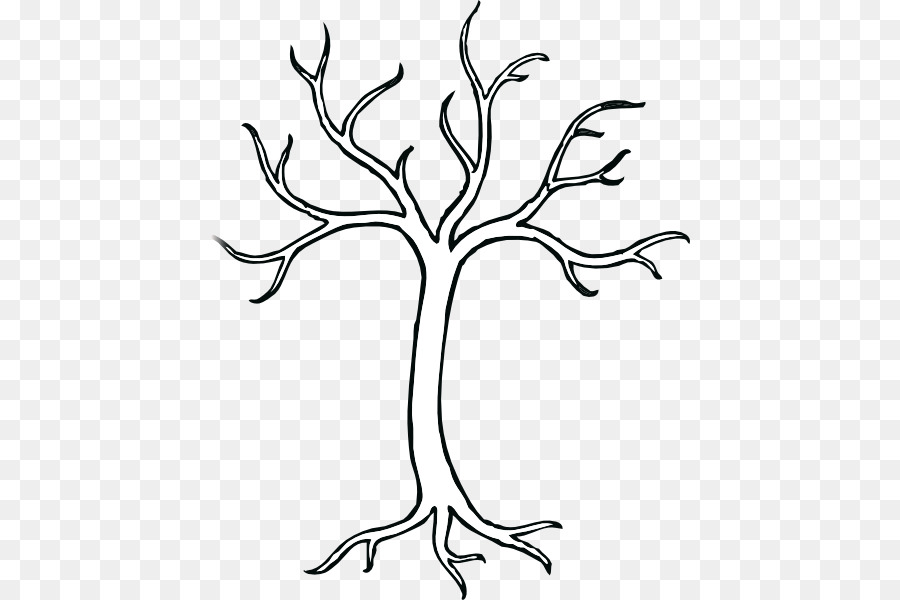 Tree Trunk Drawing Clip art - Cartoon Tree Roots png download - 480*600 - Free Transparent Tree png Download.