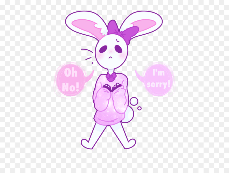 Clip art Domestic rabbit Easter Bunny Illustration - Purple Galaxy Tumblr Themes png download - 500*667 - Free Transparent  png Download.