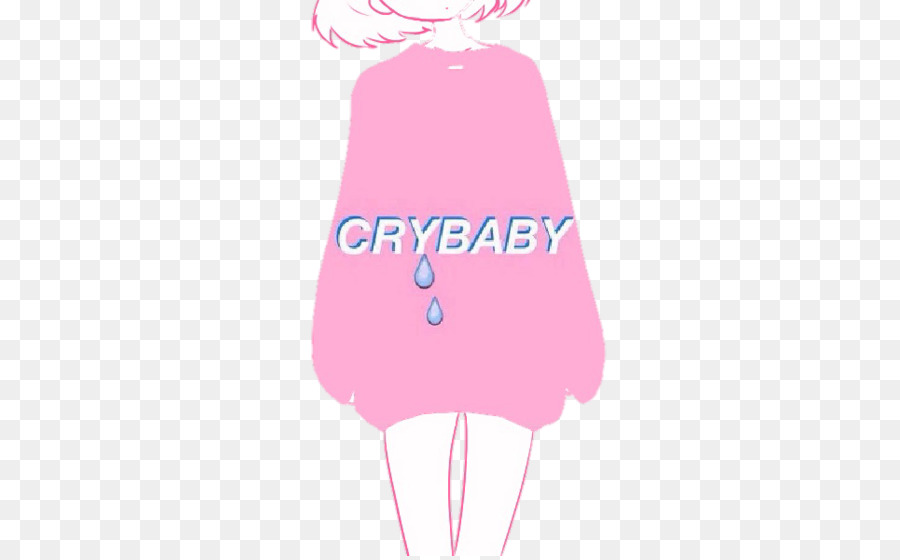 Cry Baby Pink Aesthetics Design Pastel - pastel tumblr themes png download - 500*556 - Free Transparent  png Download.