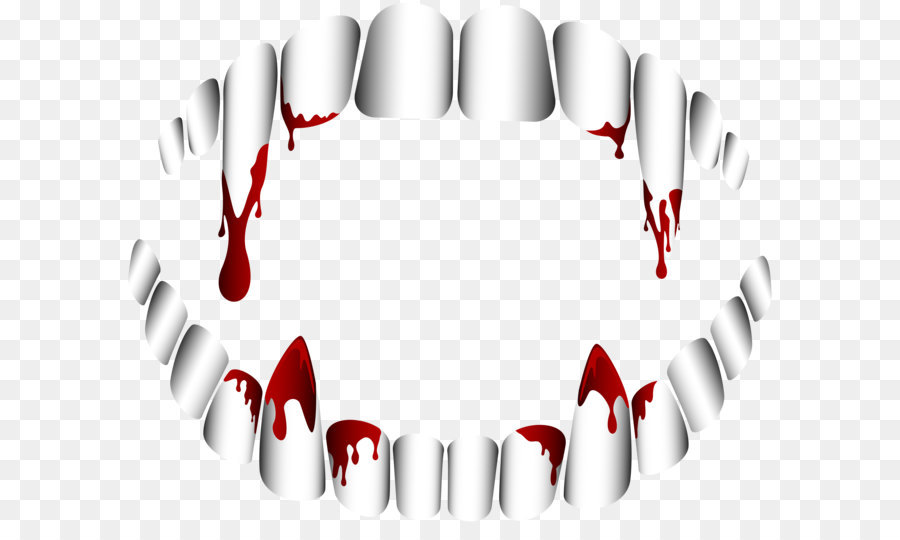 Vampire Fang Tooth Pathology Dentures Plastic Fangs Teeth Png